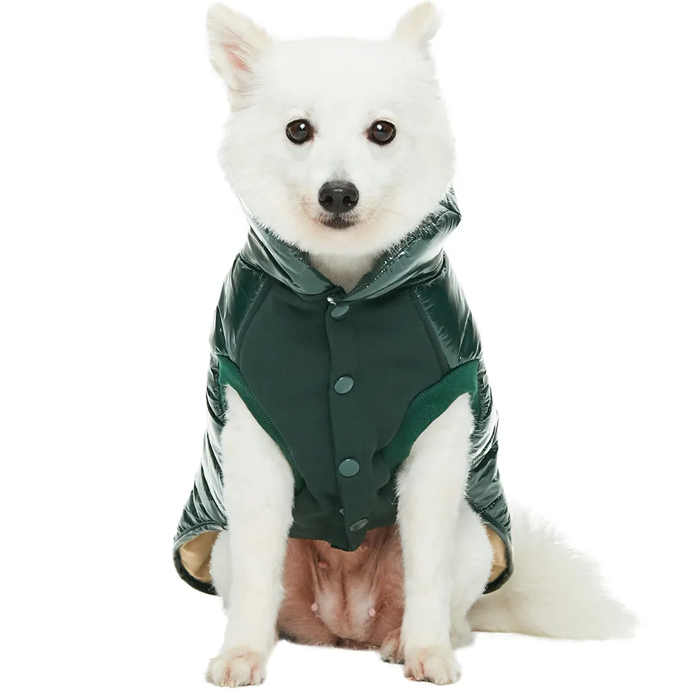 All Weather Quilted Puffer Jacket in Hunter Green (FINAL SALE)