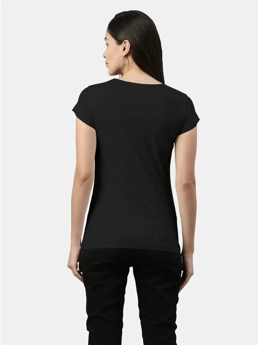 Altar Black - Women Designer T-Shirts (No Cod Allowed On This Product)- Prepaid Orders Only