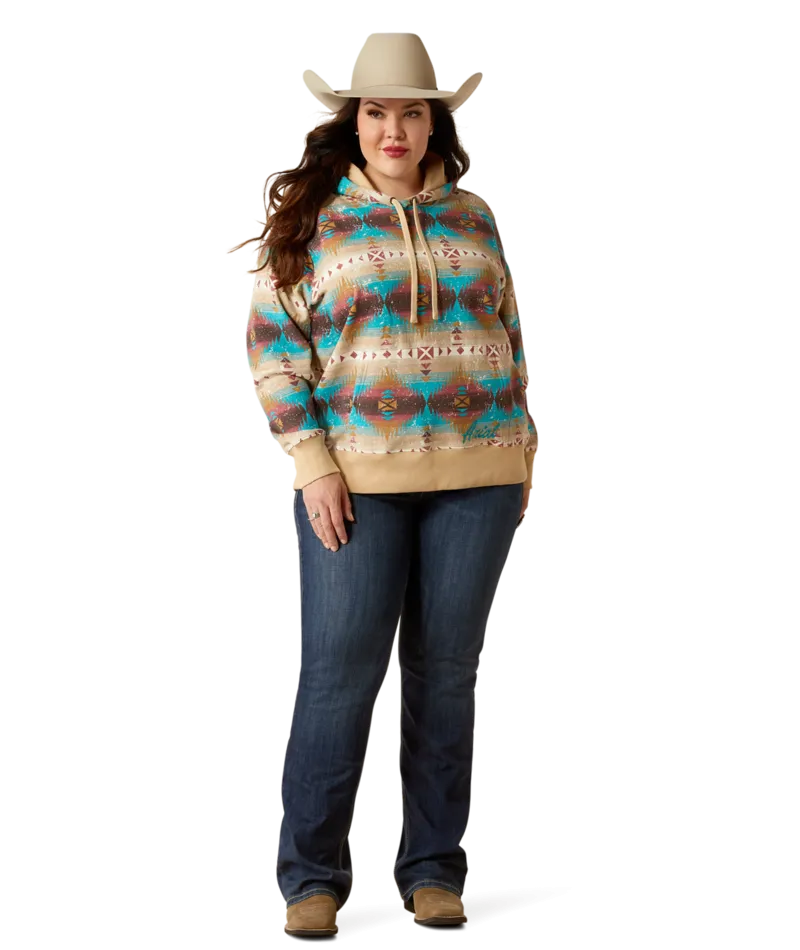 Ariat Women's Serrano Southwest Print Lunas Hoodie