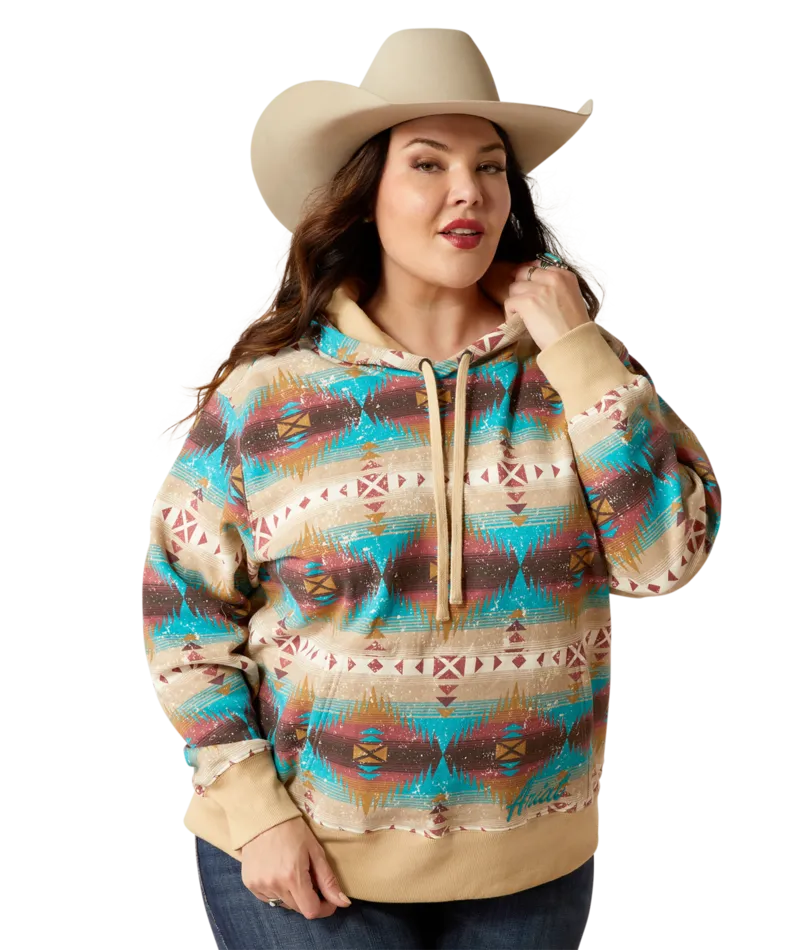 Ariat Women's Serrano Southwest Print Lunas Hoodie