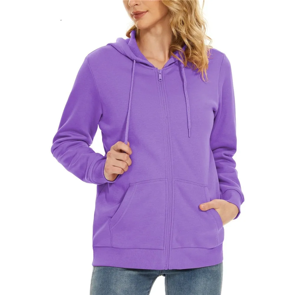 Ashore Shop Spring 2024 Womens Fleece Lining Jogging Sweatshirts