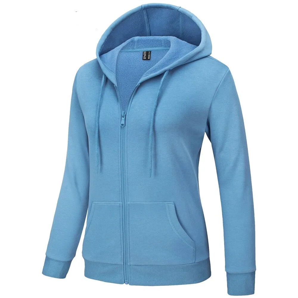 Ashore Shop Spring 2024 Womens Fleece Lining Jogging Sweatshirts