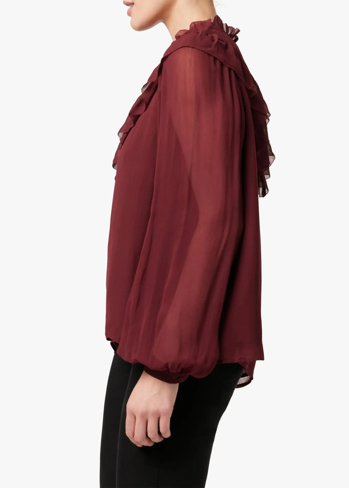 BAILEY RUFFLE BLOUSE