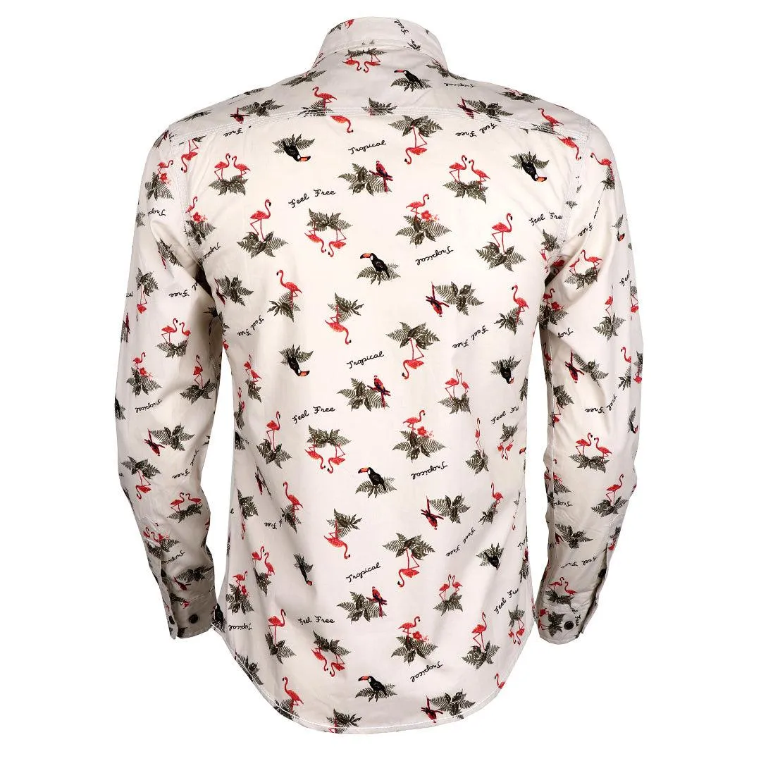 Bajieli Finest Bird Print Quality  Shirts