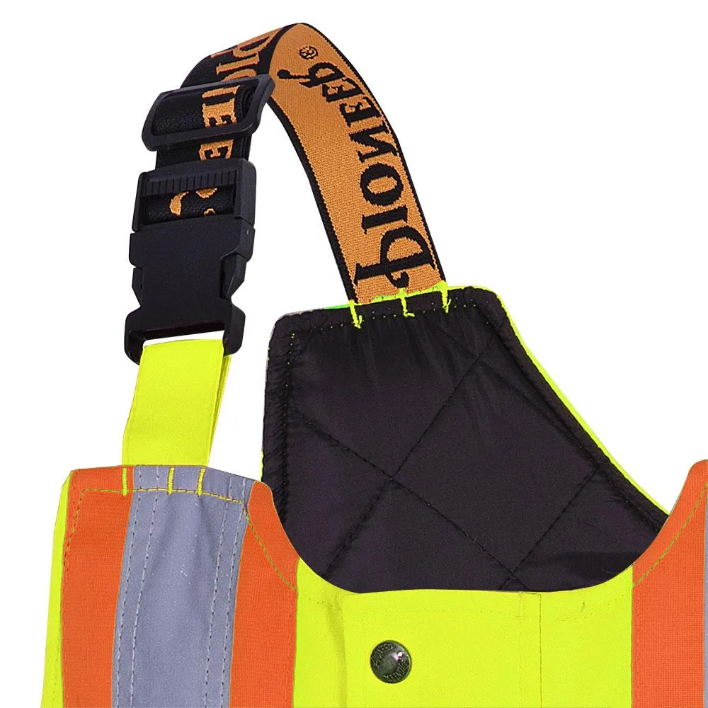 Bib Pants - Pioneer Hi-Viz 100% Waterproof 7-in-1 Quilted Bib Pants, 5040BB / 5041BB / 5042