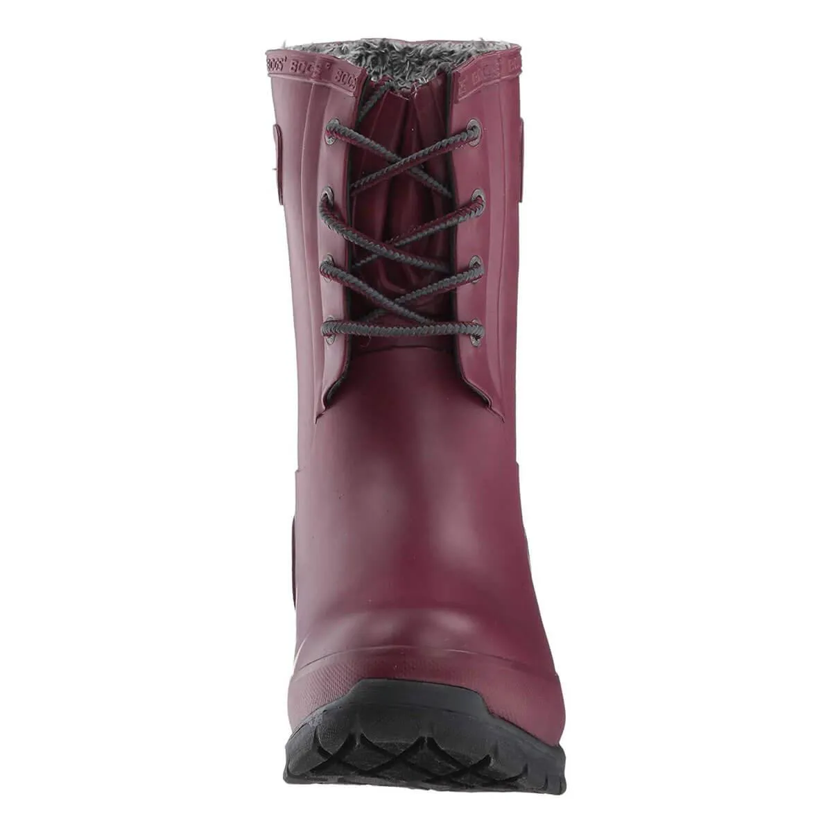 Bogs Women's Insulated Boots - Amanda Burgundy Plush | 72103-601