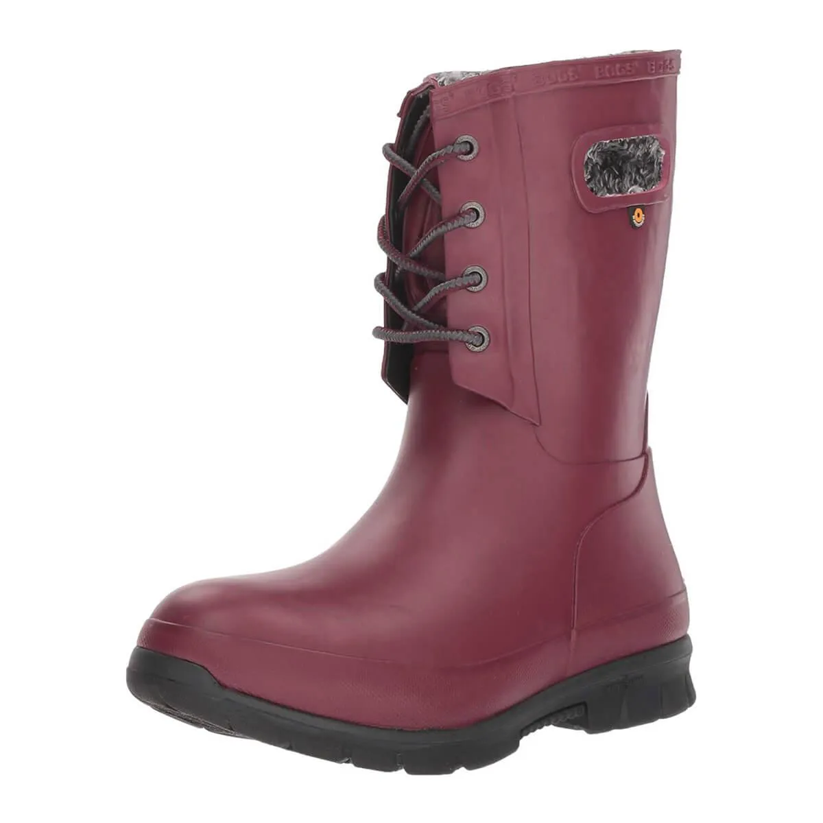 Bogs Women's Insulated Boots - Amanda Burgundy Plush | 72103-601