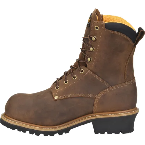 Carolina Men’s Poplar 8” Comp Toe WP Ins Loggger Work Boot - CA9851