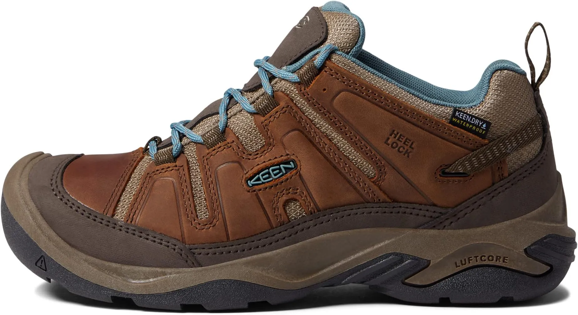 Circadia Waterproof KEEN Hiking Shoes, Syrup/North Atlantic