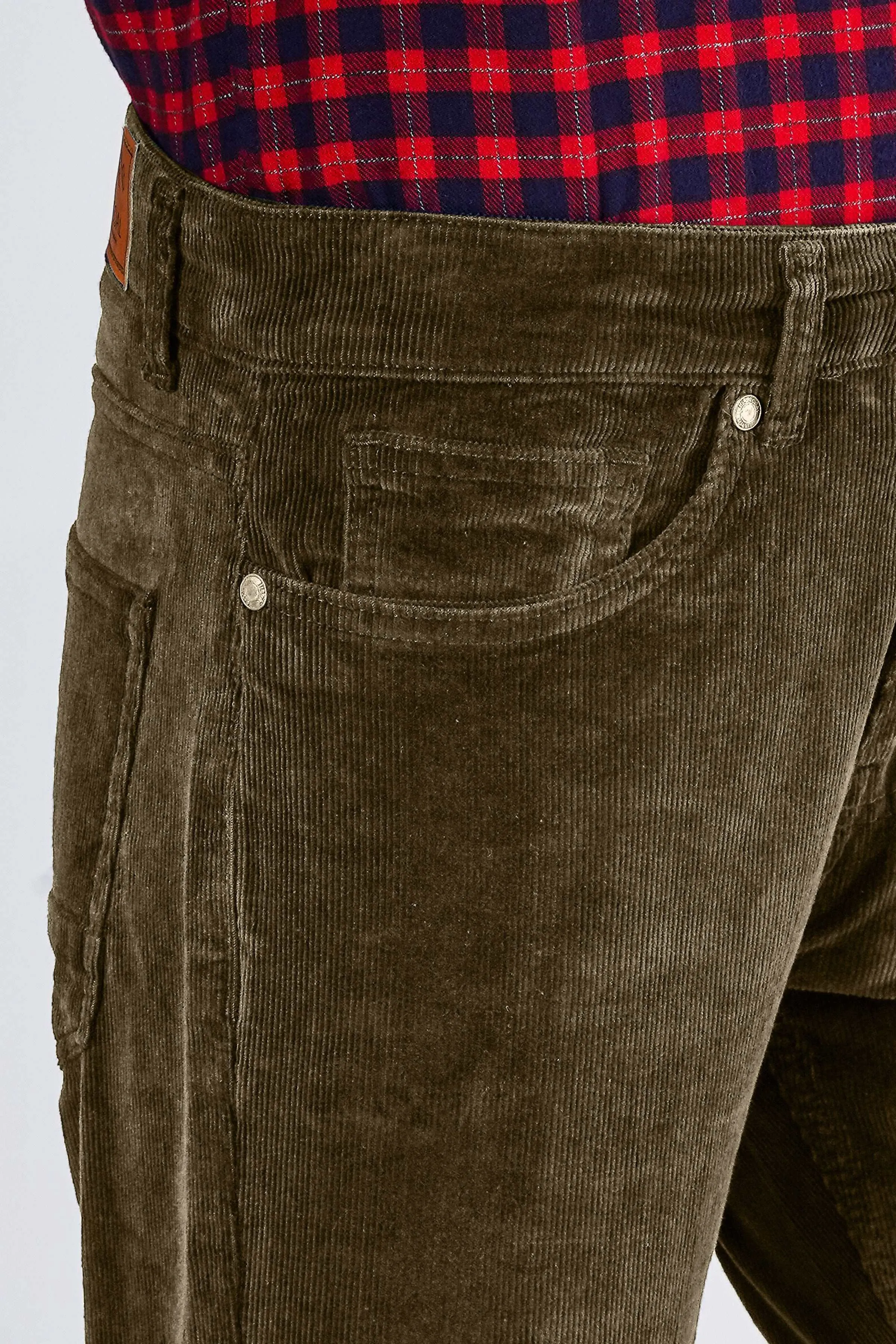 CORDUROY 5-POCKET PANT DARK KHAKI