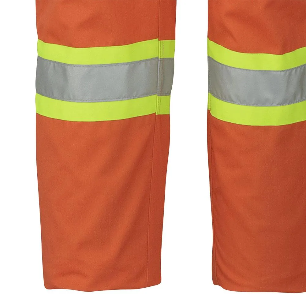 Coveralls - Pioneer Orange Hi-Viz Flame Resistant Cotton Coveralls, 5555 / 5555T