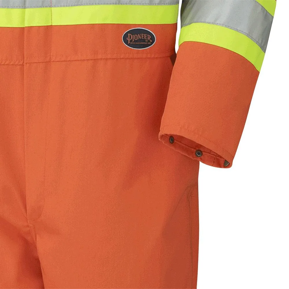 Coveralls - Pioneer Orange Hi-Viz Flame Resistant Cotton Coveralls, 5555 / 5555T