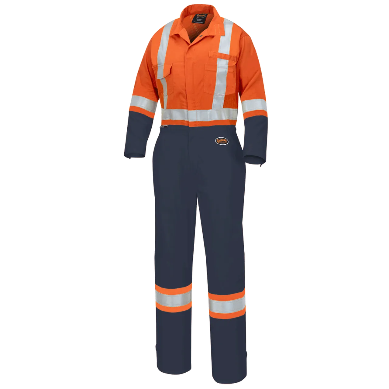 Coveralls - Pioneer Women's 2-Tone Safety Polyester/Cotton 5514WBB