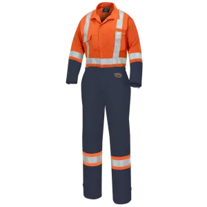 Coveralls - Pioneer Women's 2-Tone Safety Polyester/Cotton 5514WBB