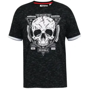 D555 Mens Darren Big & Tall Skull Printed T-Shirt