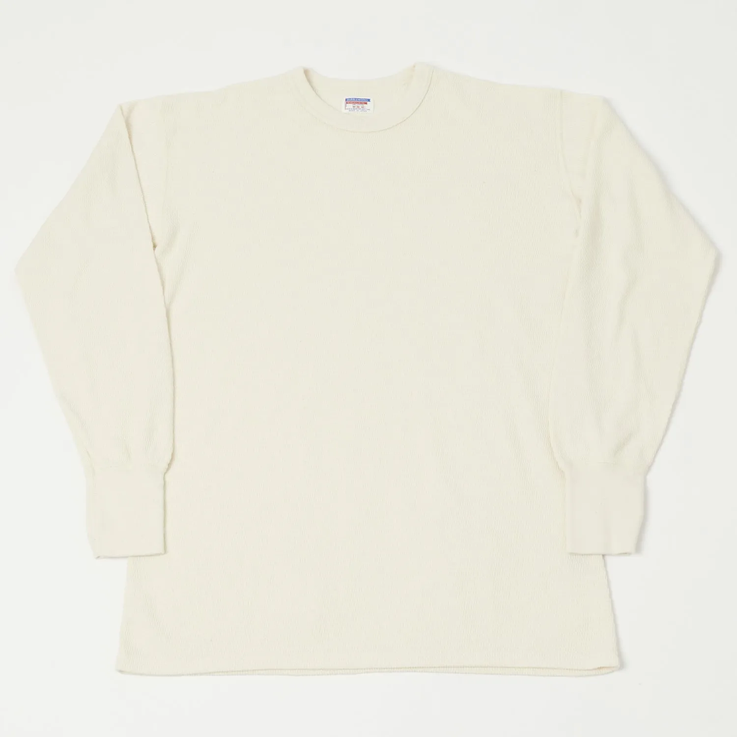 Dubbleworks L/S Thermal Crew Tee - Natural