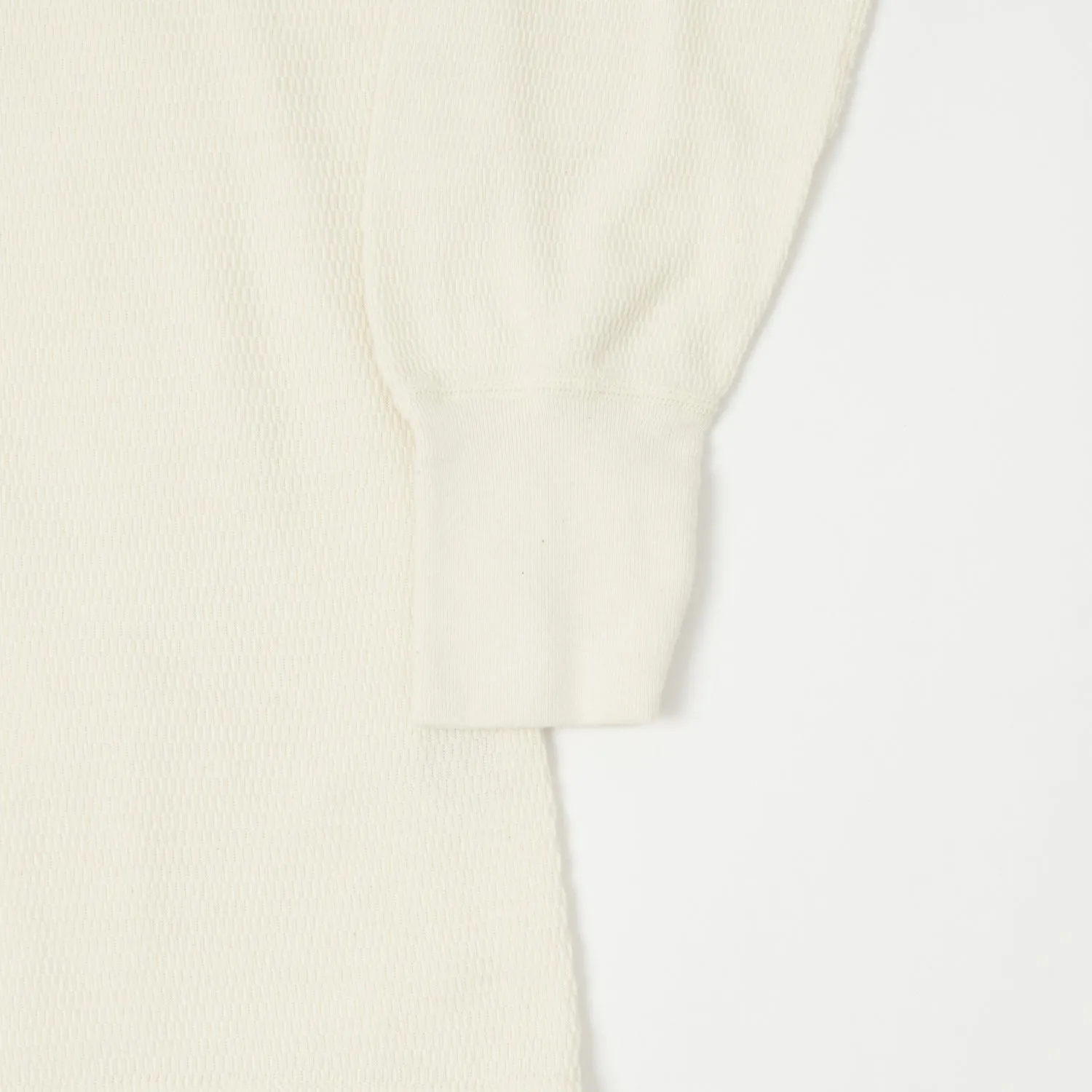 Dubbleworks L/S Thermal Crew Tee - Natural