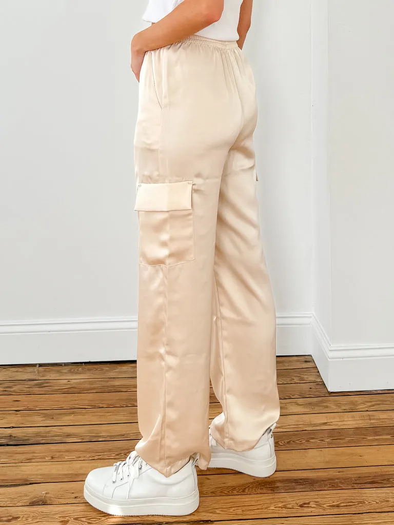 Emmett Cargo Pant-Cream