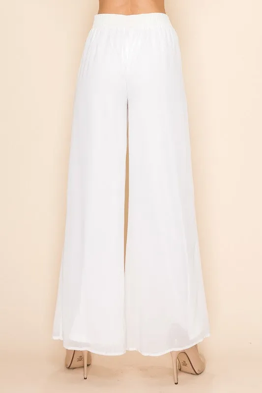 FLOWY WIDE LEG PANTS