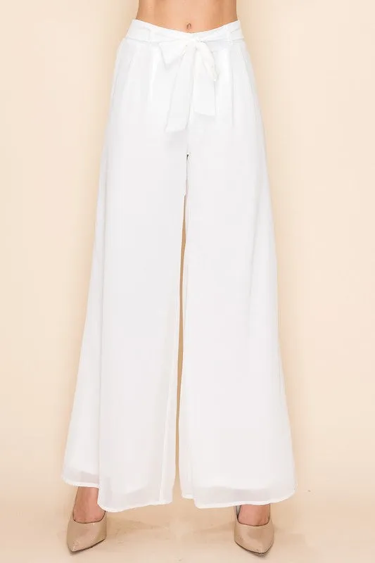 FLOWY WIDE LEG PANTS