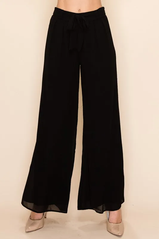 FLOWY WIDE LEG PANTS