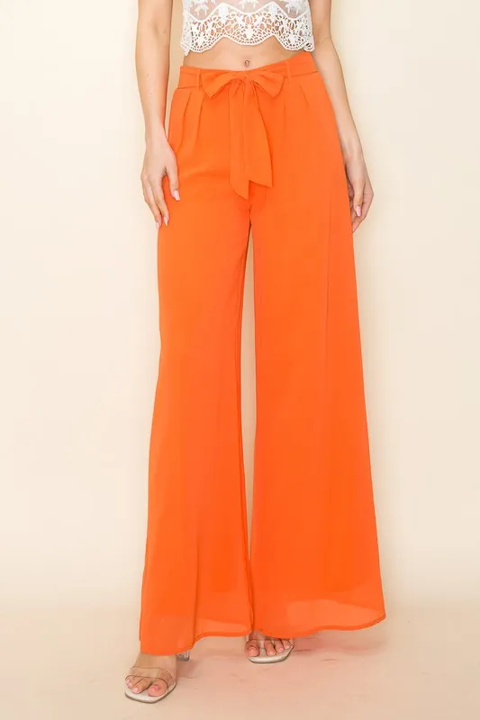 FLOWY WIDE LEG PANTS