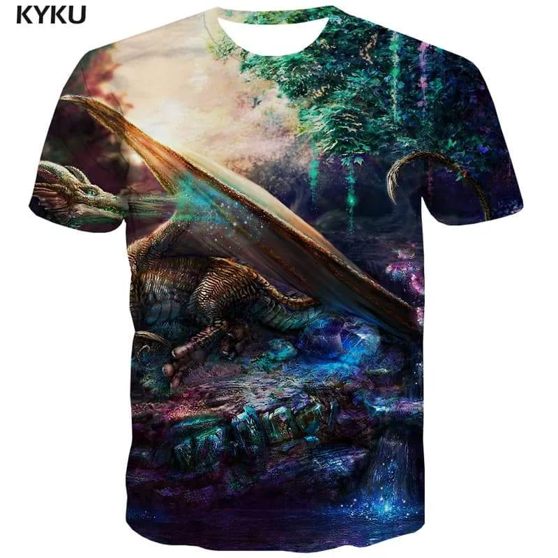 Galaxy T shirts Men Universe T-shirts 3d Space Tshirts Casual Animal T shirts Funny Colorful T-shirts Graphic