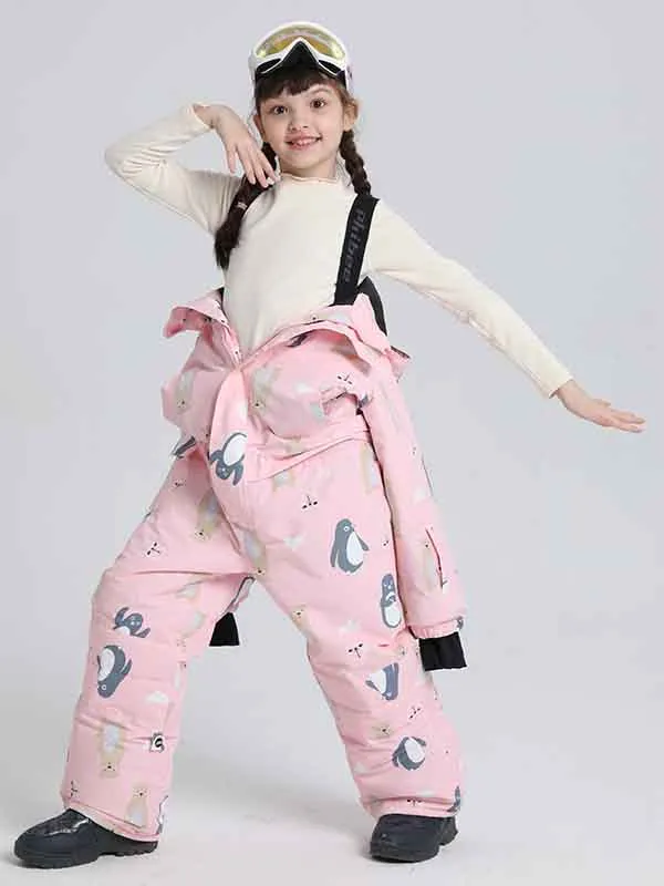 Girl & Boy's Penguin One Piece Snowsuits