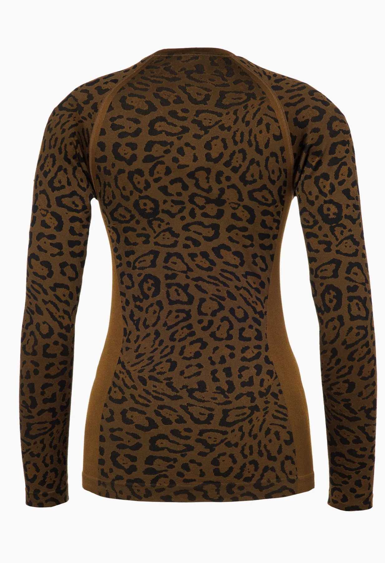 Goldbergh Feline Ski Thermal in Brown Animal Print