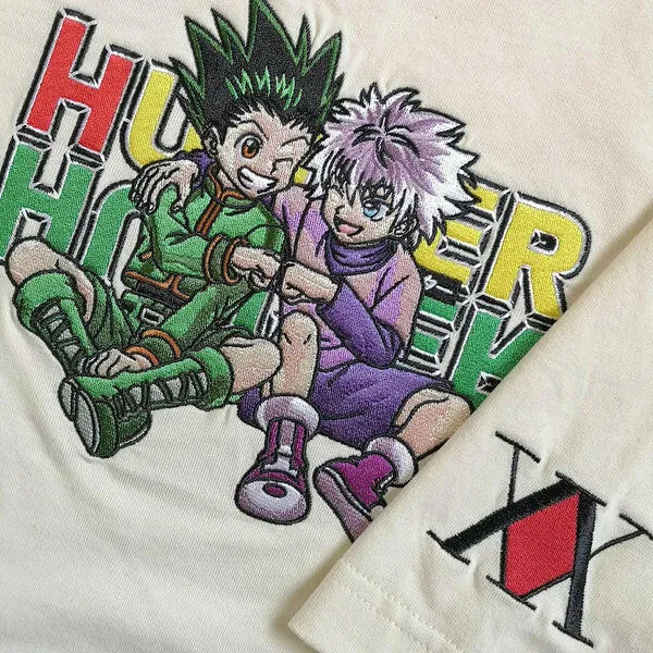 GON X KILLUA "FRIENDSHIP” Embroidered T-shirts