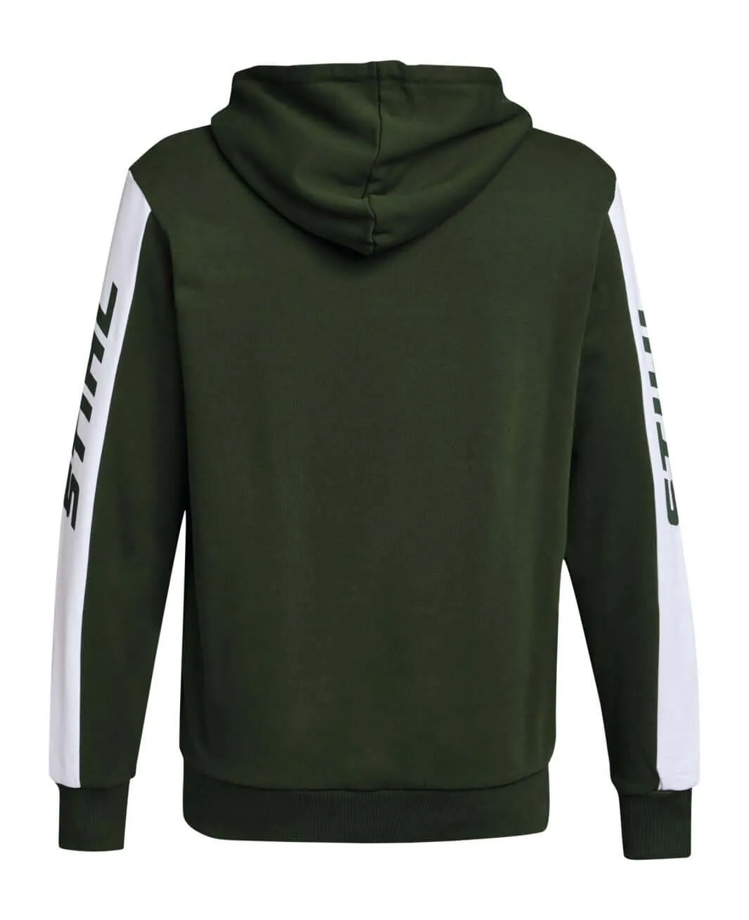 Green Colourblock Hoodie