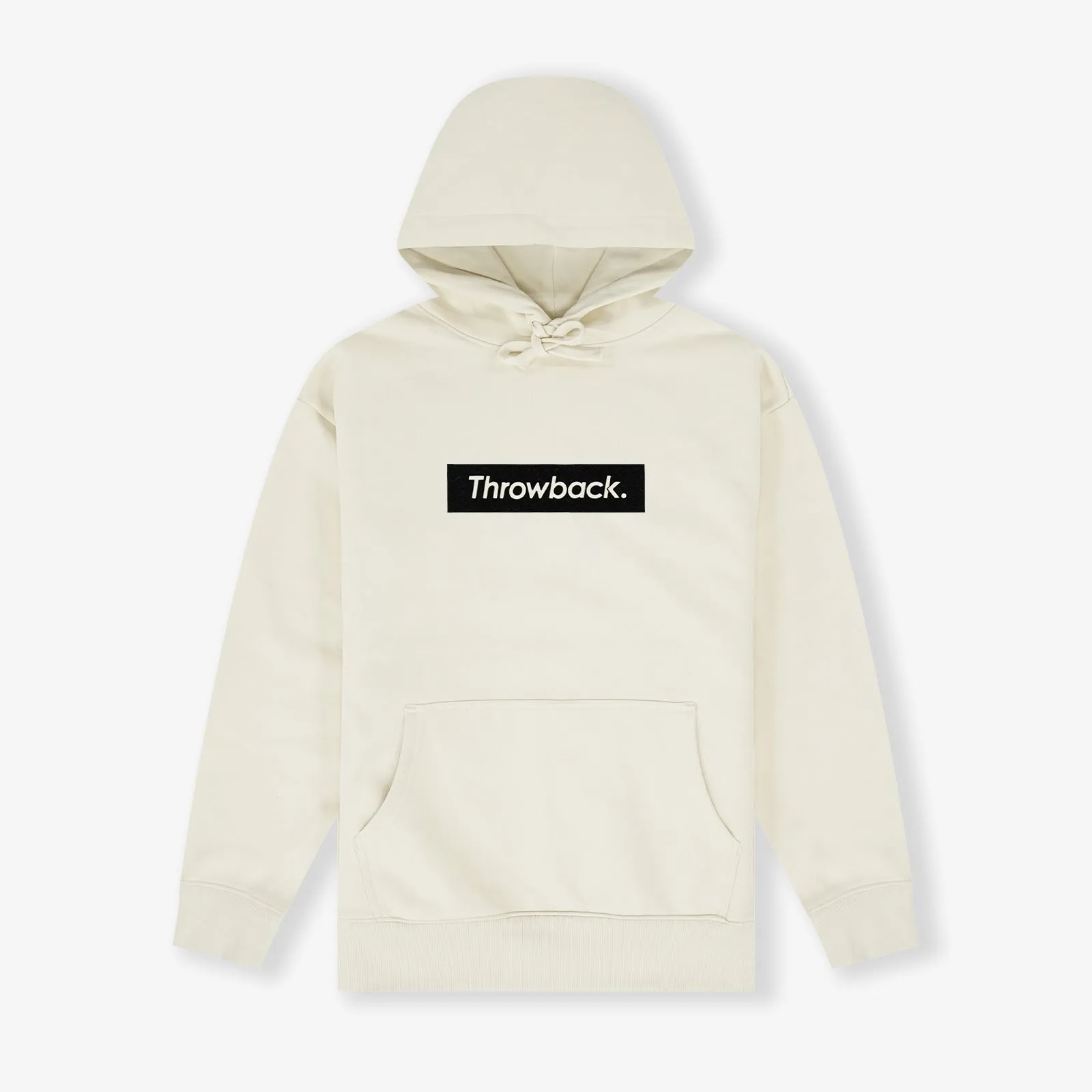 Headline Box Logo Hoodie - Ecru