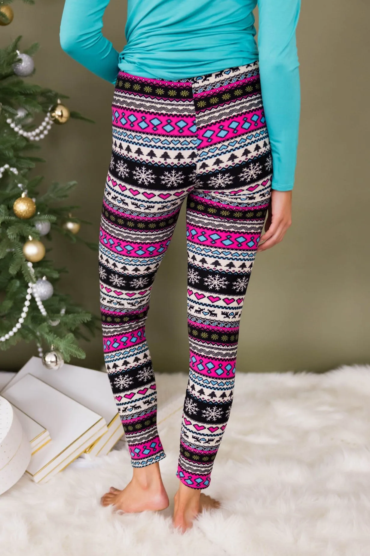 I'm Dreaming Of A Pink Christmas Leggings