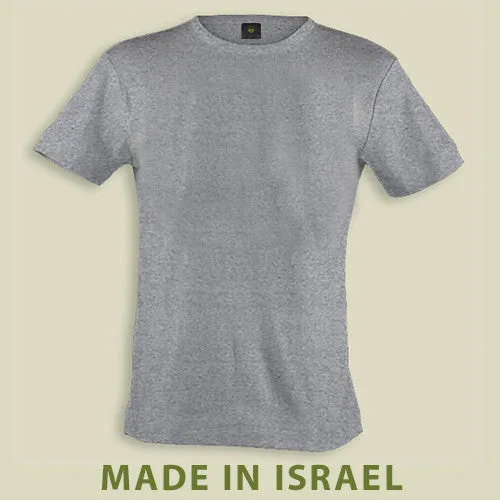 Israel Military Products Original Plain Grey T shirt