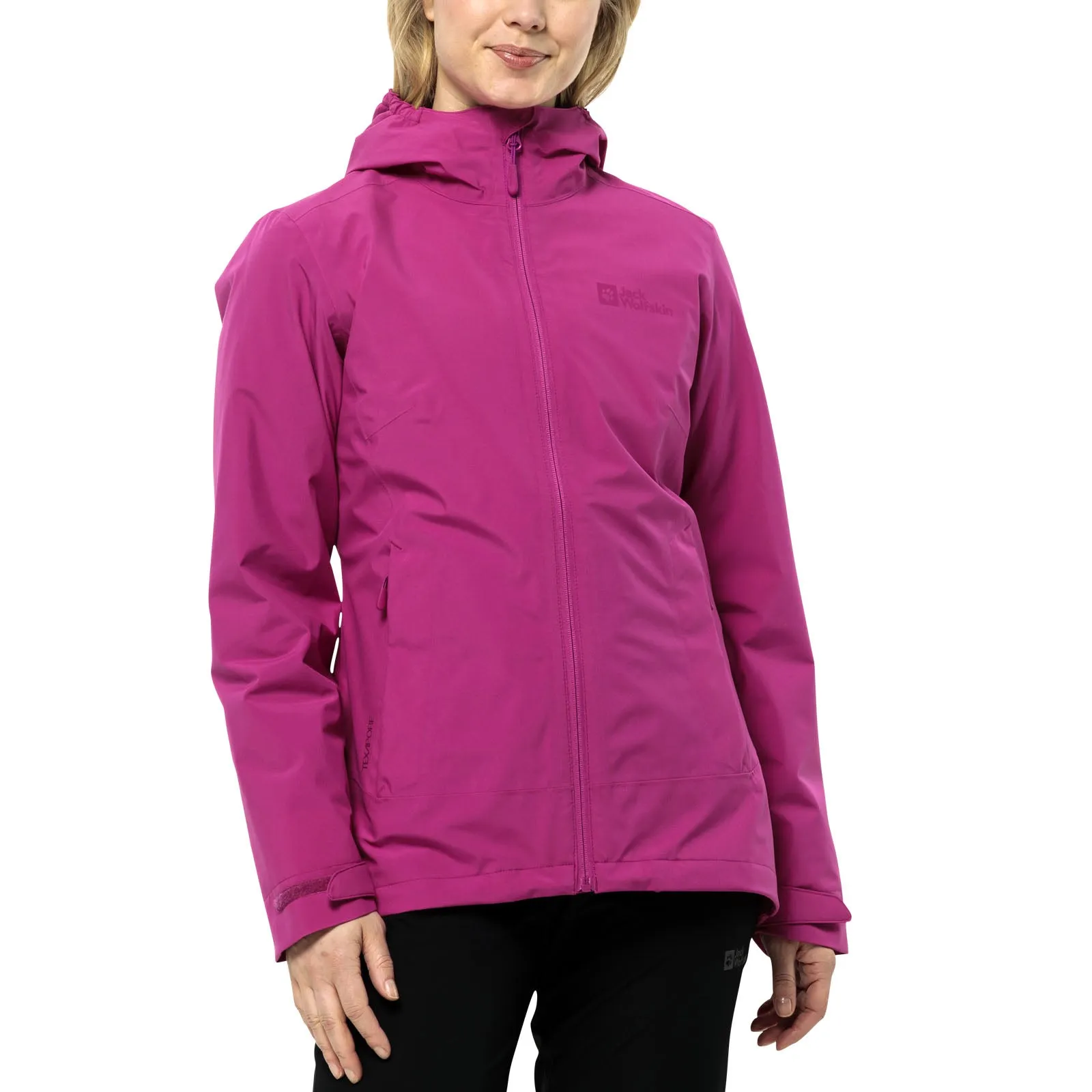 Jack Wolfskin Womens Moonrise 3 IN 1 Fleece Lined Waterproof Jacket