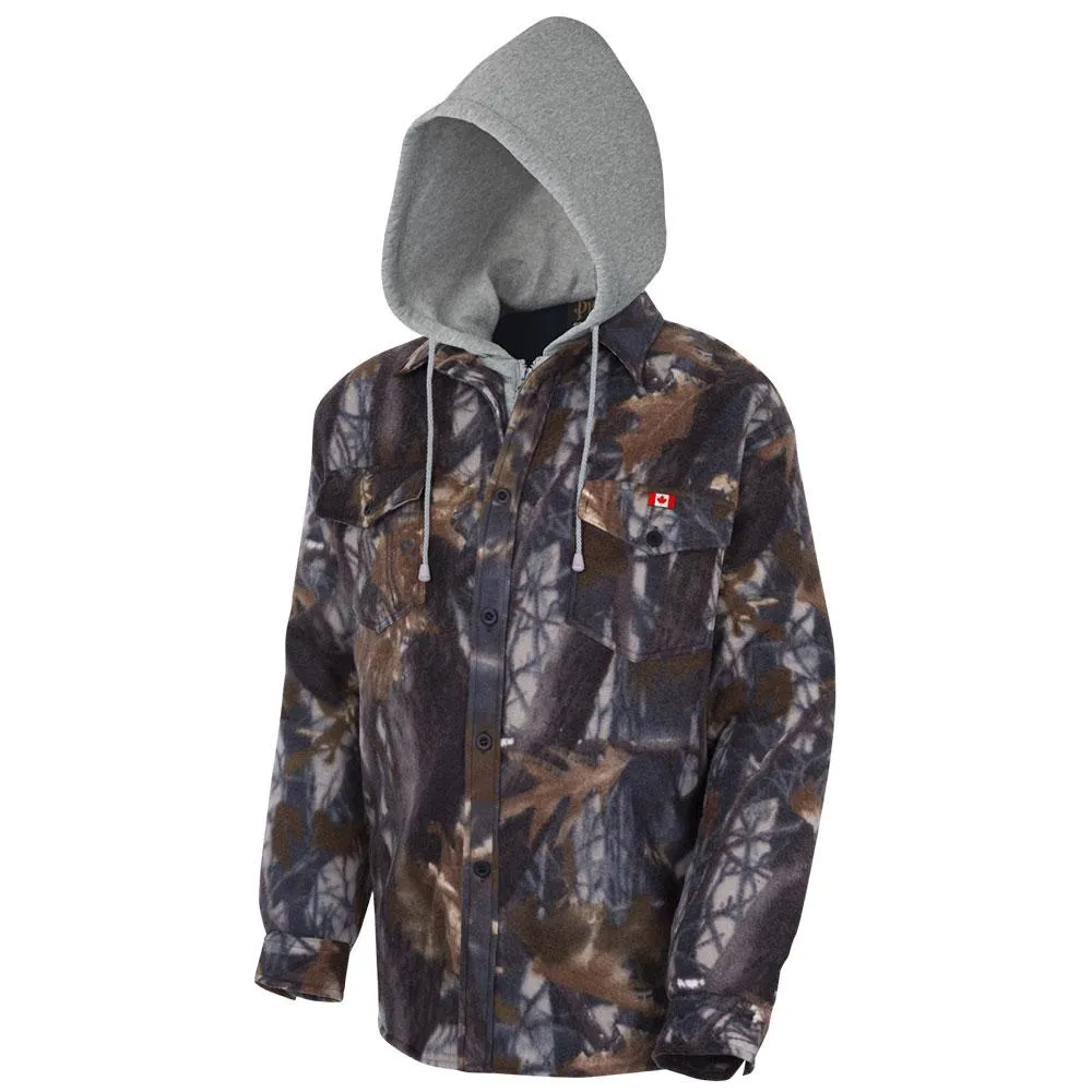 Jacket - Pioneer Camouflage Hooded Polar Fleece Shirt, 415CM