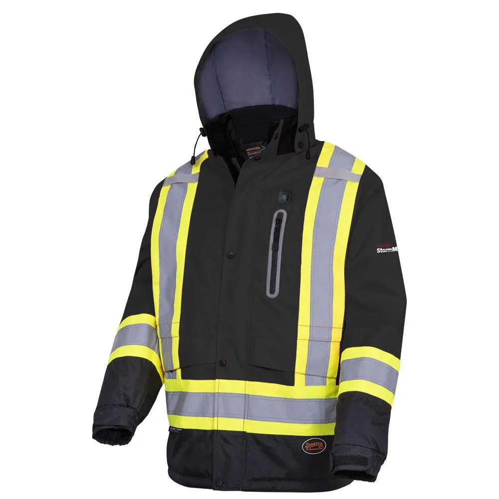 Jacket - Pioneer Hi-Viz Heated Insulated Safety Jacket 5407 / 5408 / 5409