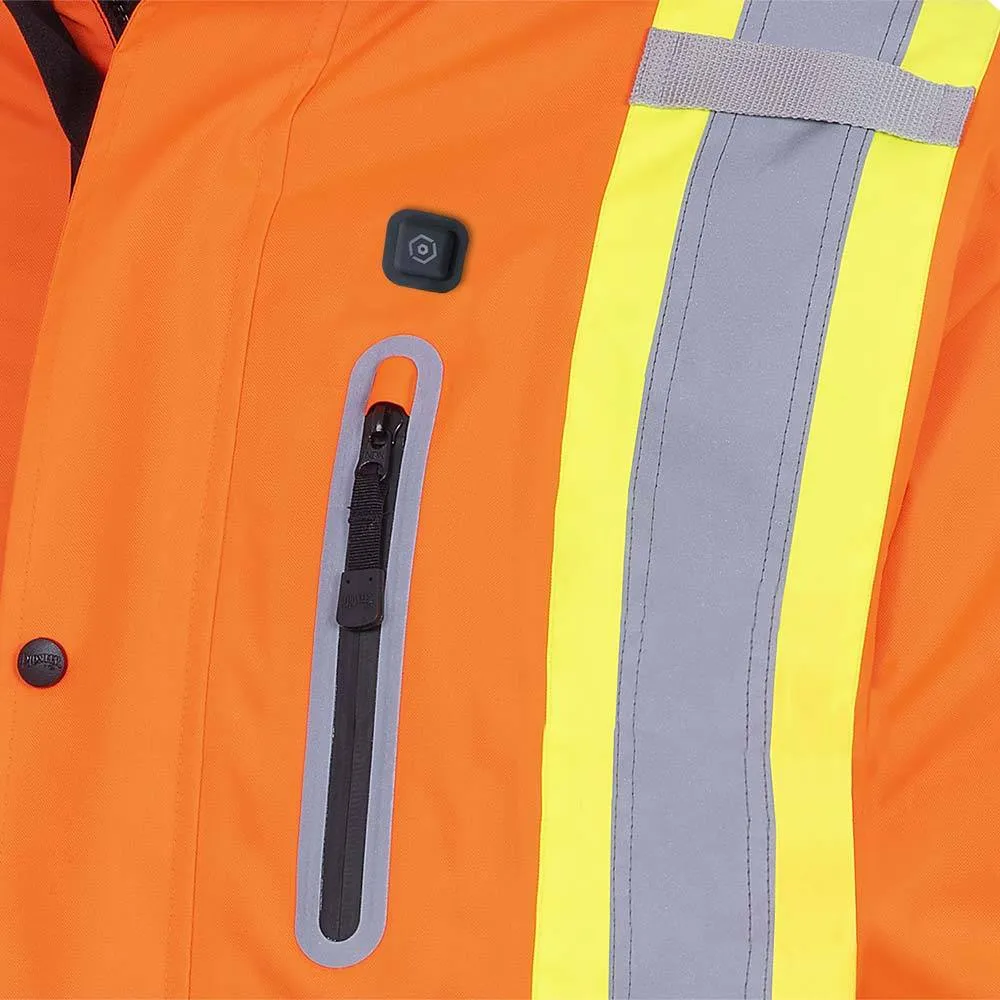 Jacket - Pioneer Hi-Viz Heated Insulated Safety Jacket 5407 / 5408 / 5409