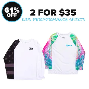 Kids Performance Shirts | 2 For $35