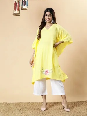 Lemon LongKurta - GulabENimbooda