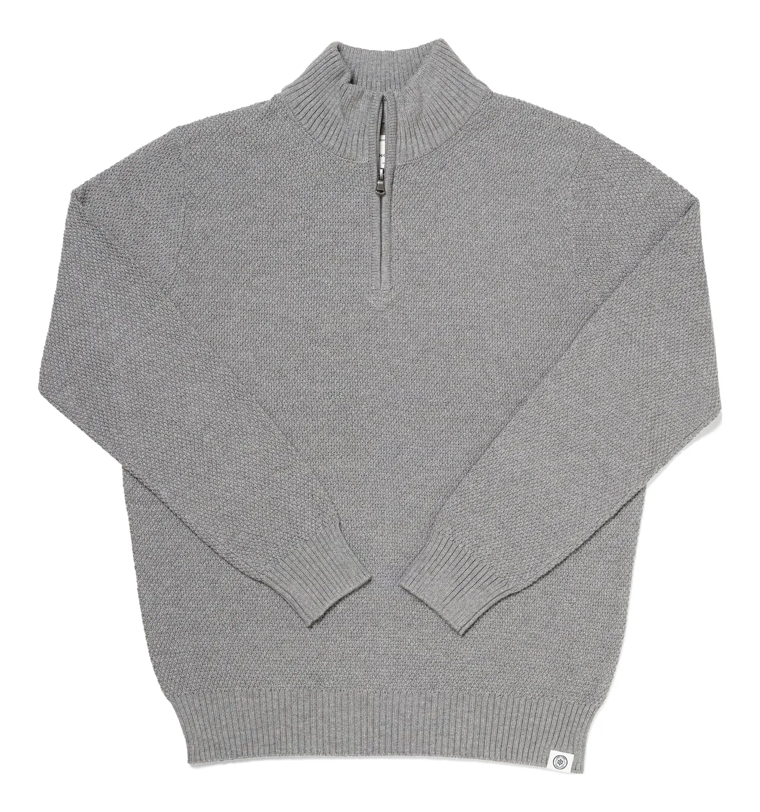 Madaket Seawell Quarter Zip Grey