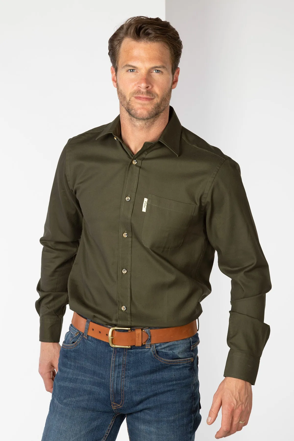 Men's Plain Country Shirt - Fimber