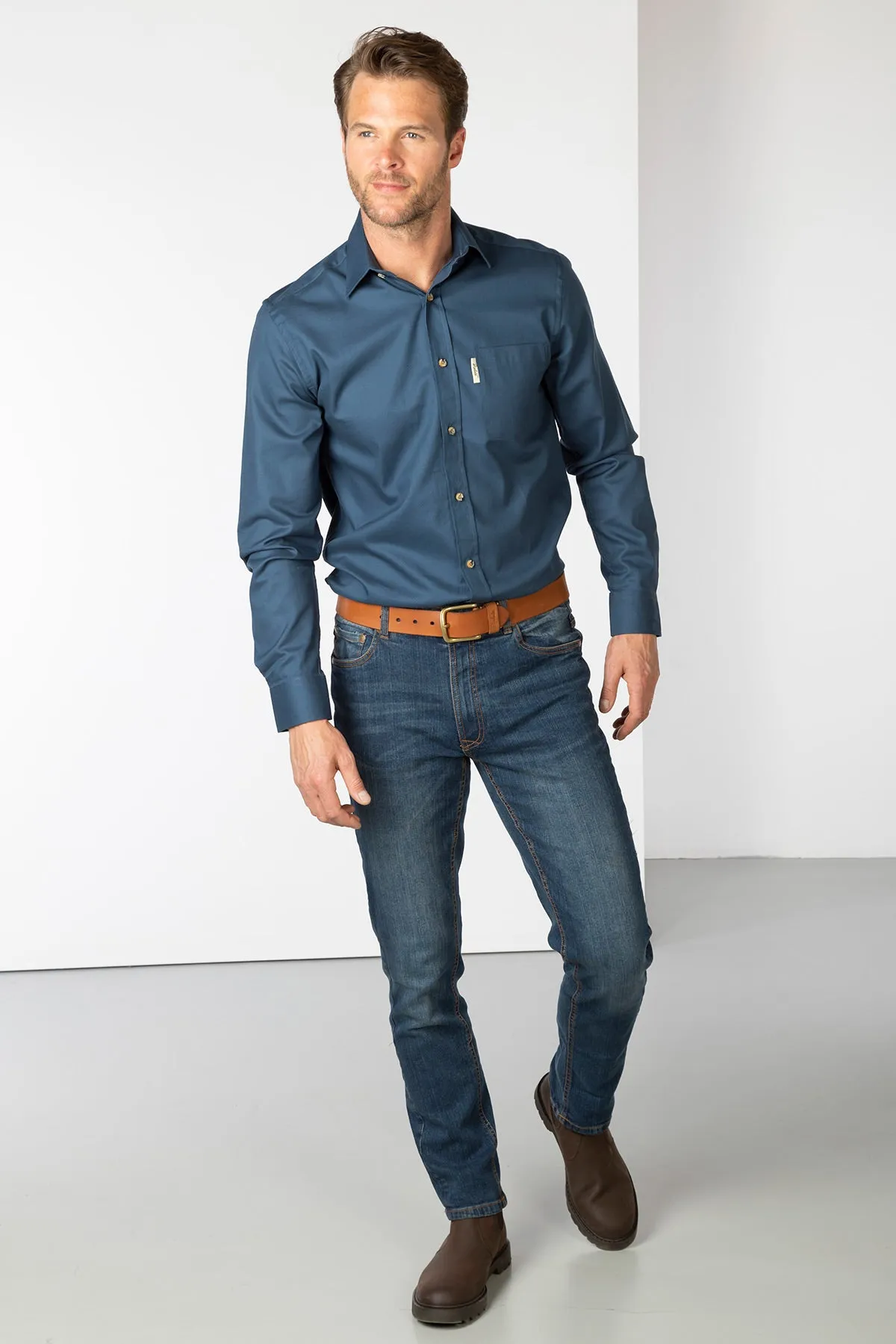 Men's Plain Country Shirt - Fimber