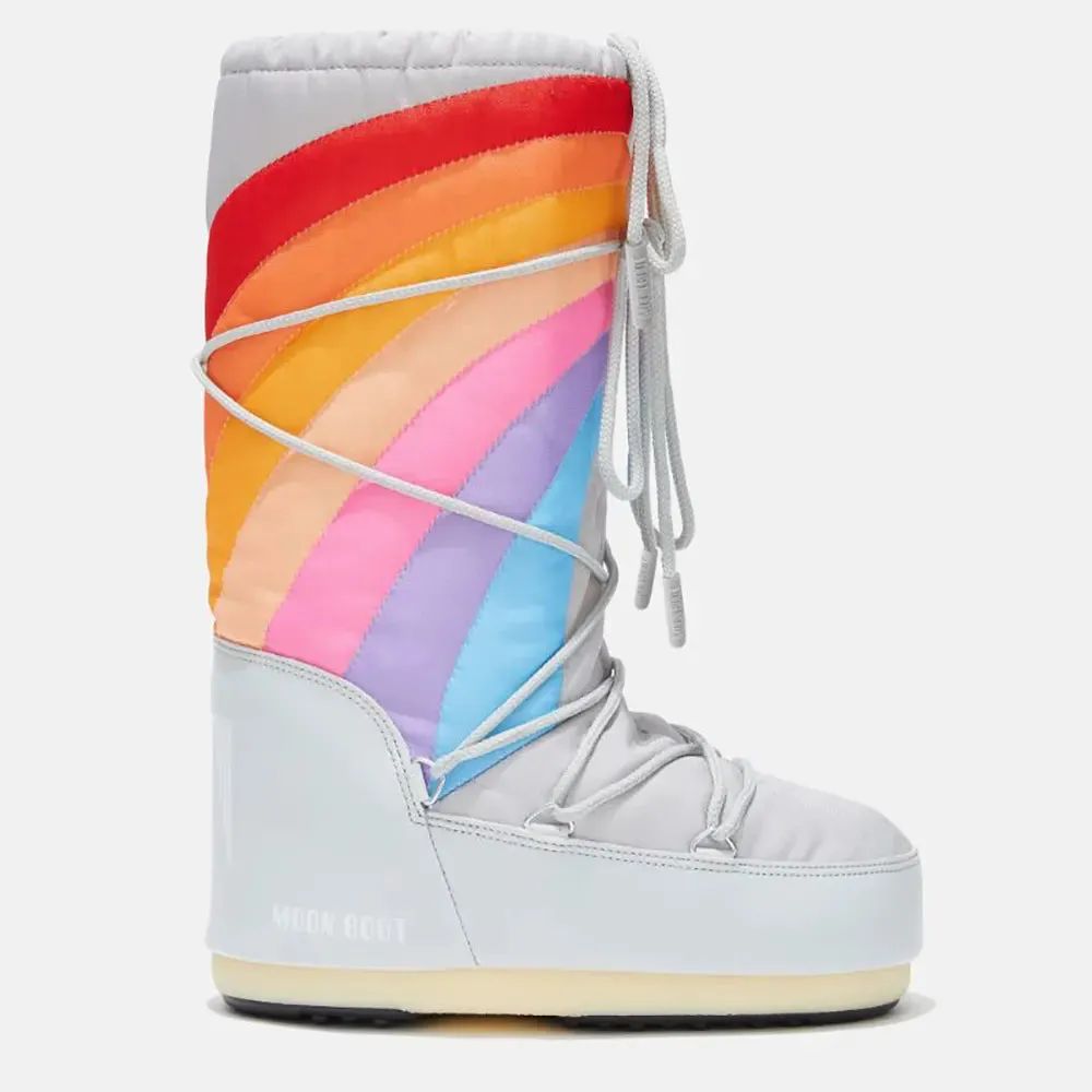 Moon Boot Women's Icon Rainbow Nylon Boots