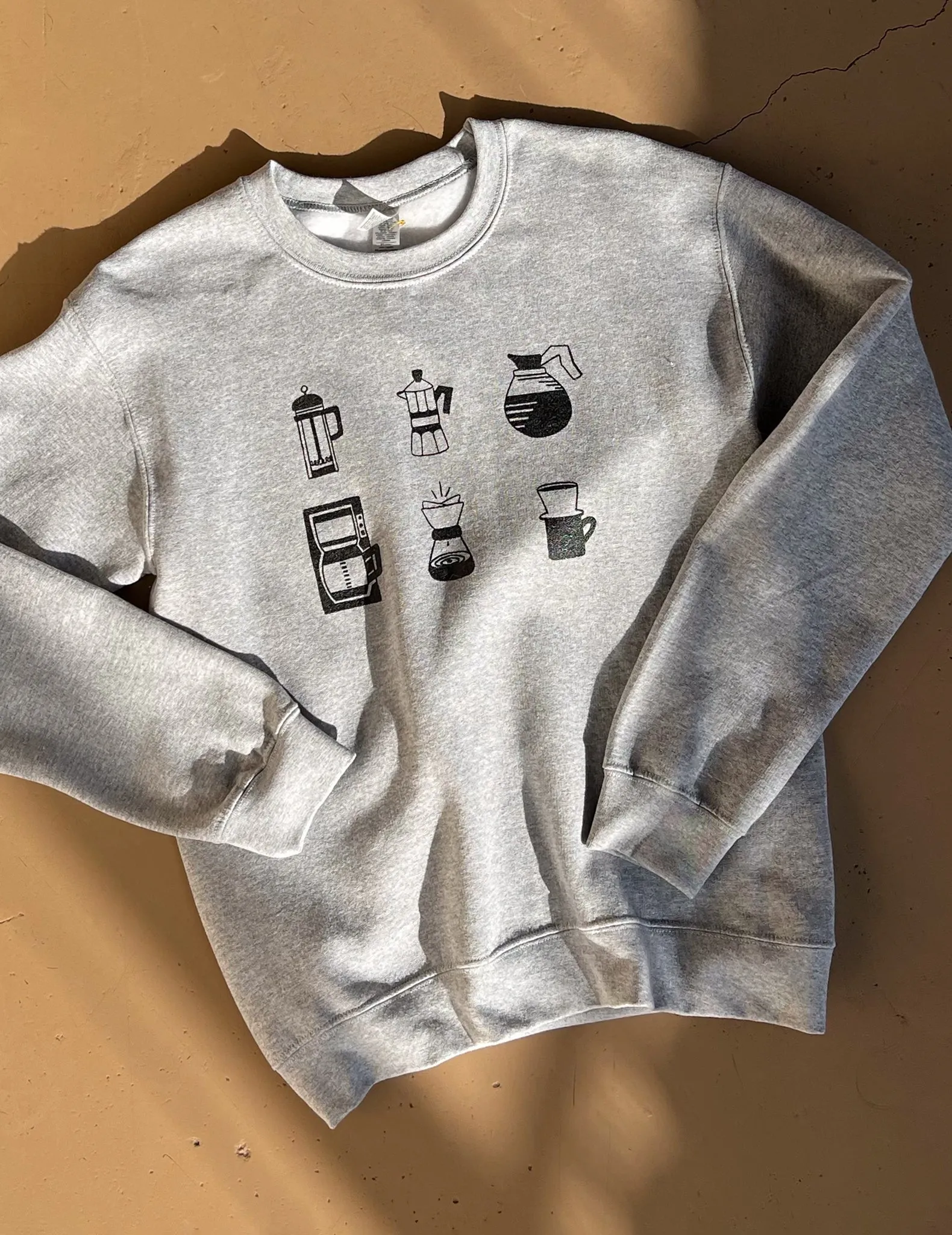 Morning Coffee Sketched Sweatshirt