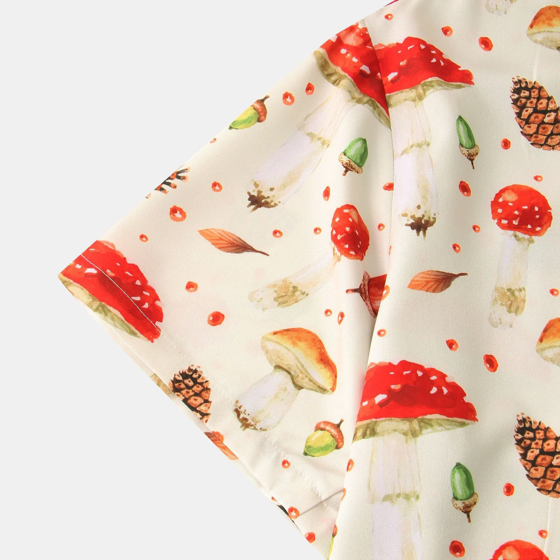 Mushroom button up shirts - shrooms