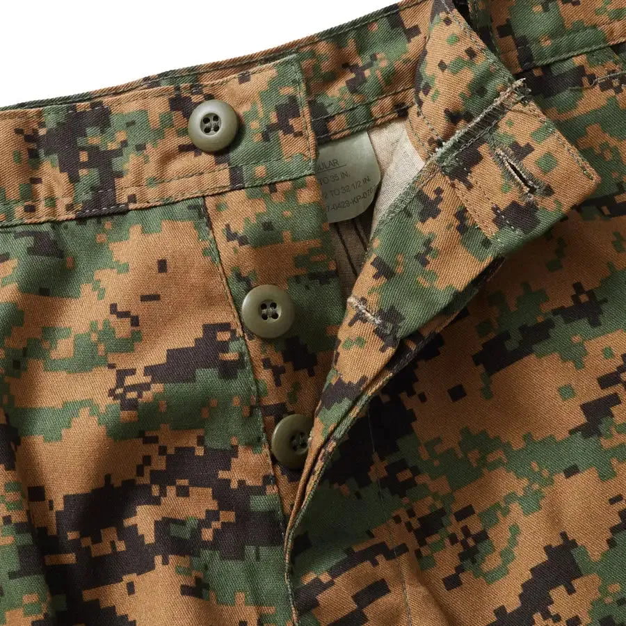 No-Comply Cargo Skate Pants - Digi Woodland Camo