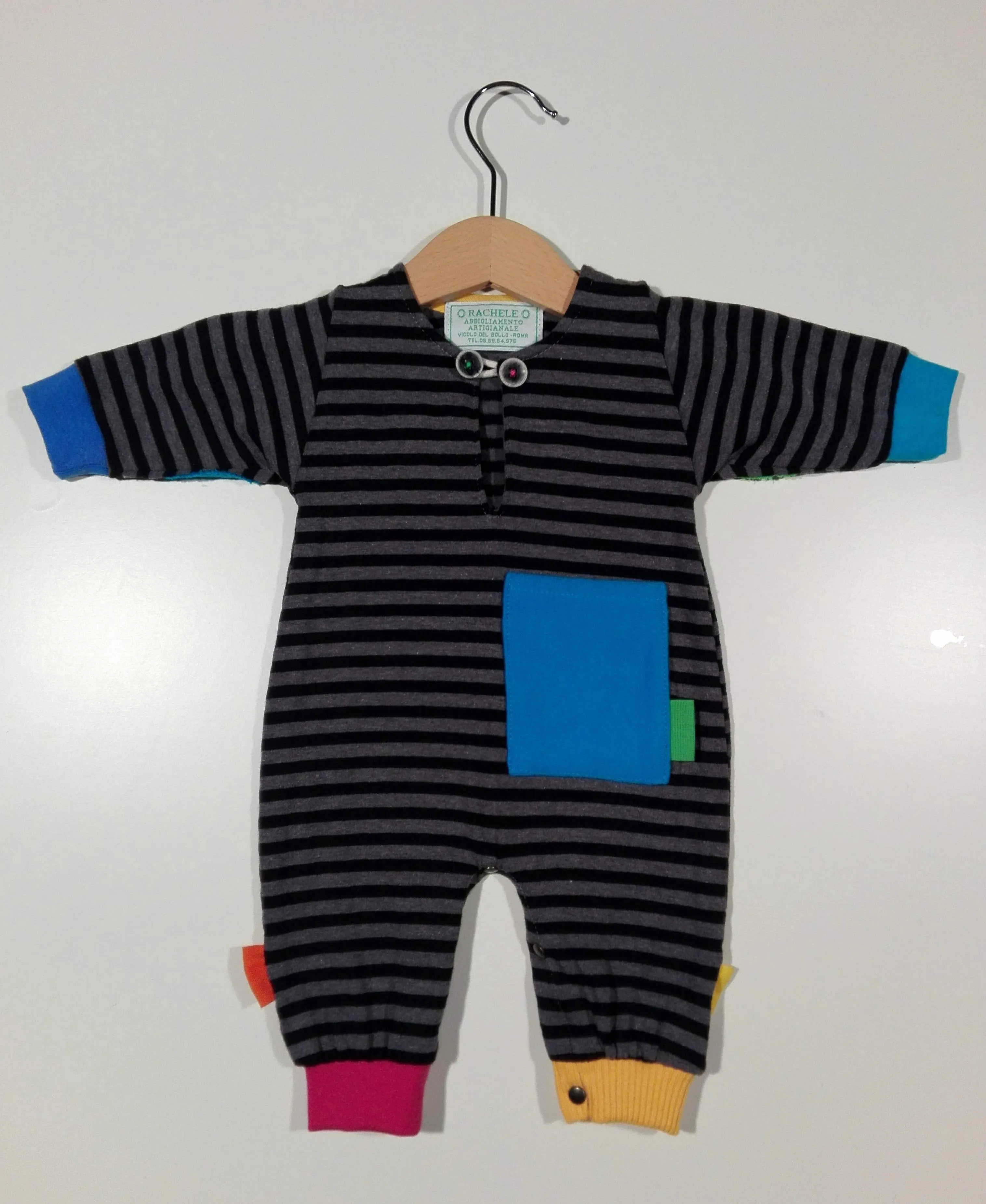 Onesie in cotton with pockets