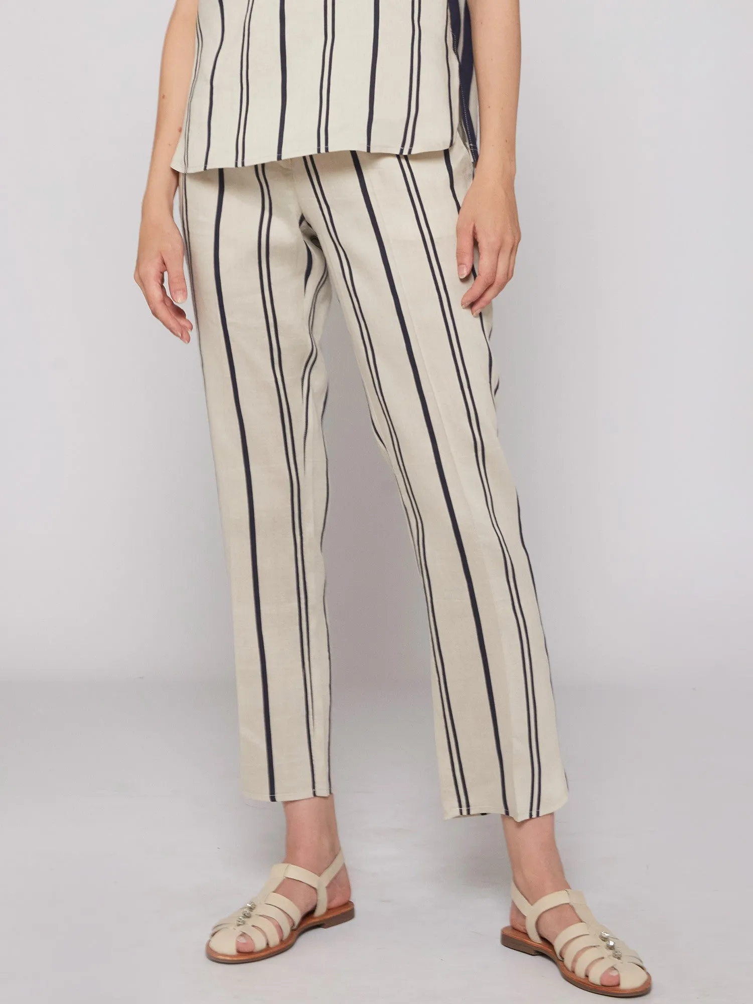 Ornella Trouser - Elba Stripes