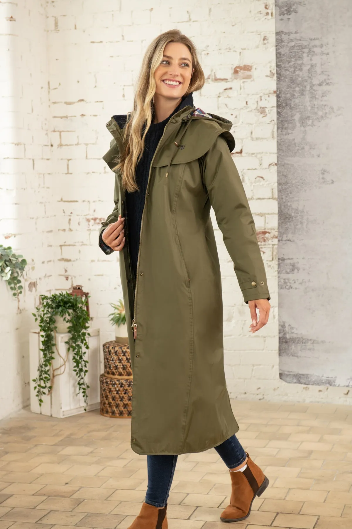 Outback Full Length Waterproof Raincoat - Fern